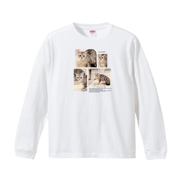 ミリ Album コットンロングTシャツ