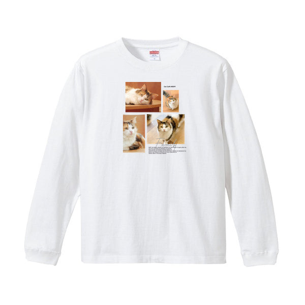 ボタン Album コットンロングTシャツ