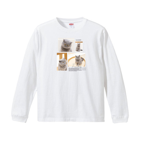 ロン Album コットンロングTシャツ