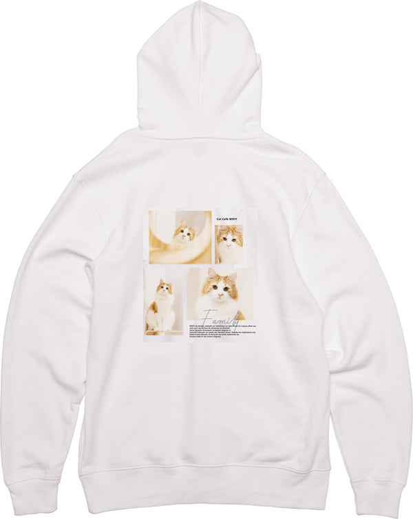 ミモ Album フードジップパーカー