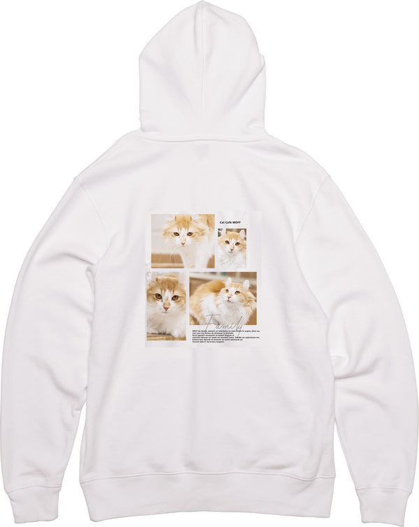 ミミ Album フードジップパーカー