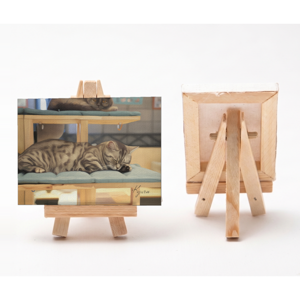 キュル 小さな絵画風キャンバスボード