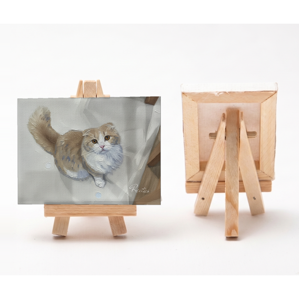 レクタス 小さな絵画風キャンバスボード