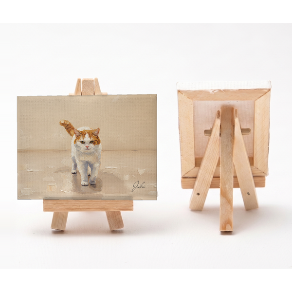 ジバ 小さな絵画風キャンバスボード