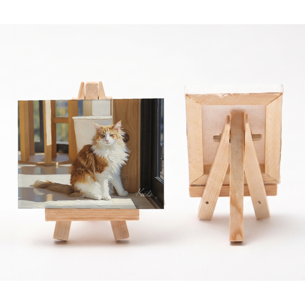 こえだ 小さな絵画風キャンバスボード