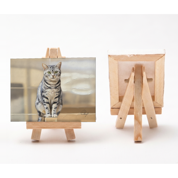 チップ 小さな絵画風キャンバスボード