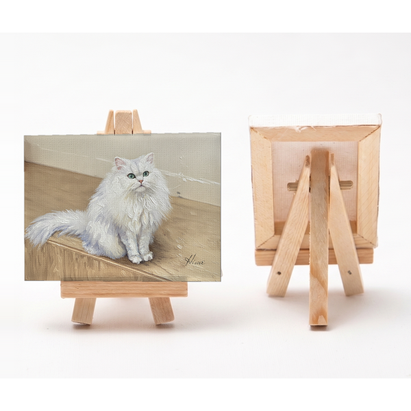 ひめ 小さな絵画風キャンバスボード