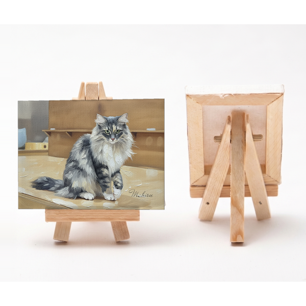 まひる 小さな絵画風キャンバスボード