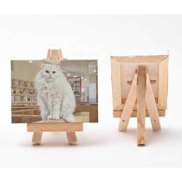 ふくまる 小さな絵画風キャンバスボード