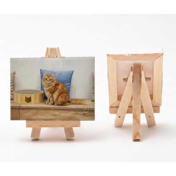 ソル 小さな絵画風キャンバスボード