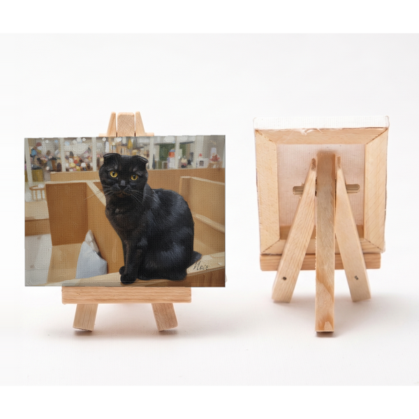 ノワール 小さな絵画風キャンバスボード
