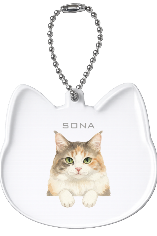 ソナ 猫型アクリルホルダー