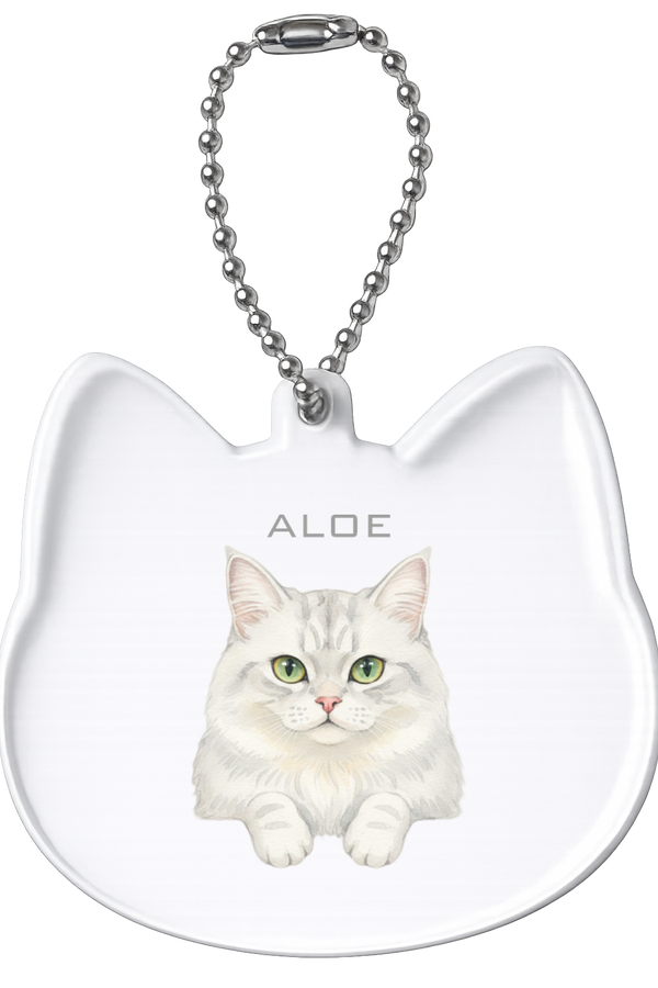 アロエ 猫型アクリルホルダー