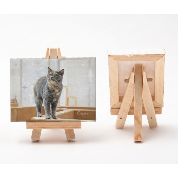 カリナ 小さな絵画風キャンバスボード