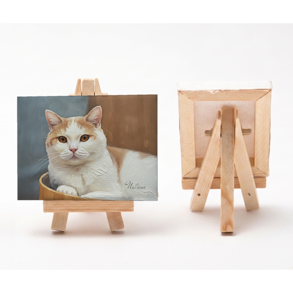 なたね 小さな絵画風キャンバスボード