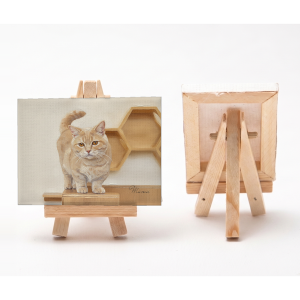 マム 小さな絵画風キャンバスボード