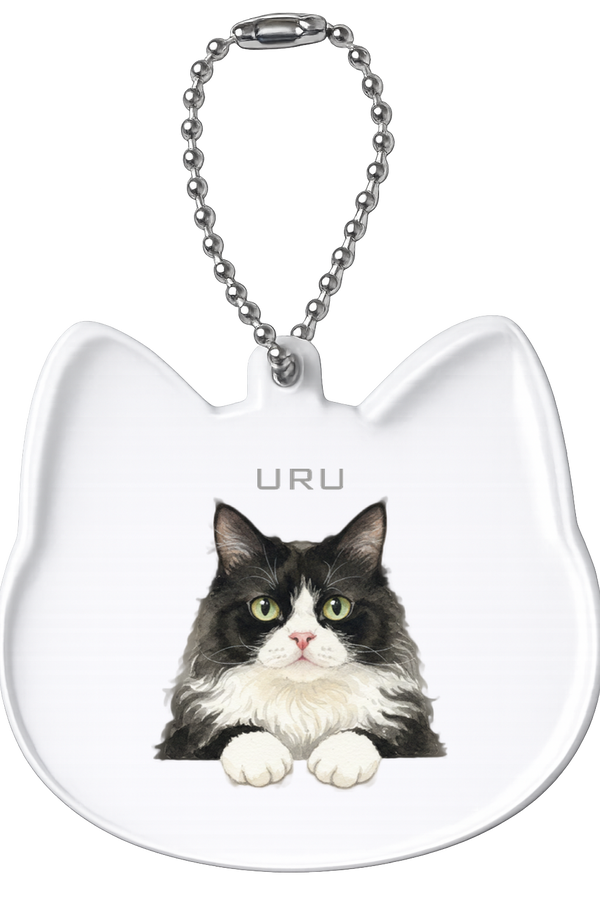 ウル 猫型アクリルホルダー