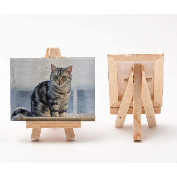 あやめ 小さな絵画風キャンバスボード