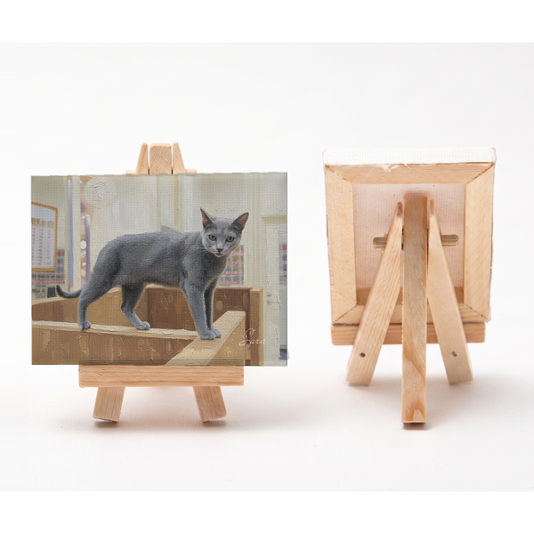 サラ 小さな絵画風キャンバスボード