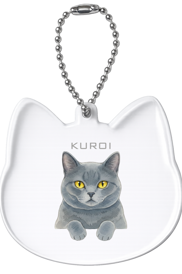 クロイ 猫型アクリルホルダー