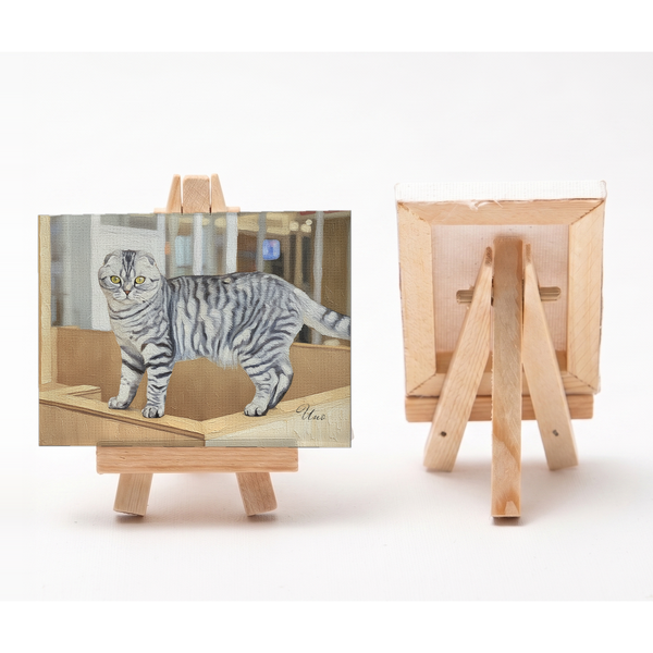 ウノ 小さな絵画風キャンバスボード