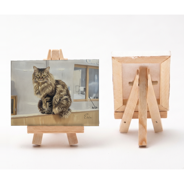 エリン 小さな絵画風キャンバスボード