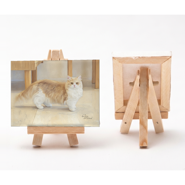ミニ 小さな絵画風キャンバスボード