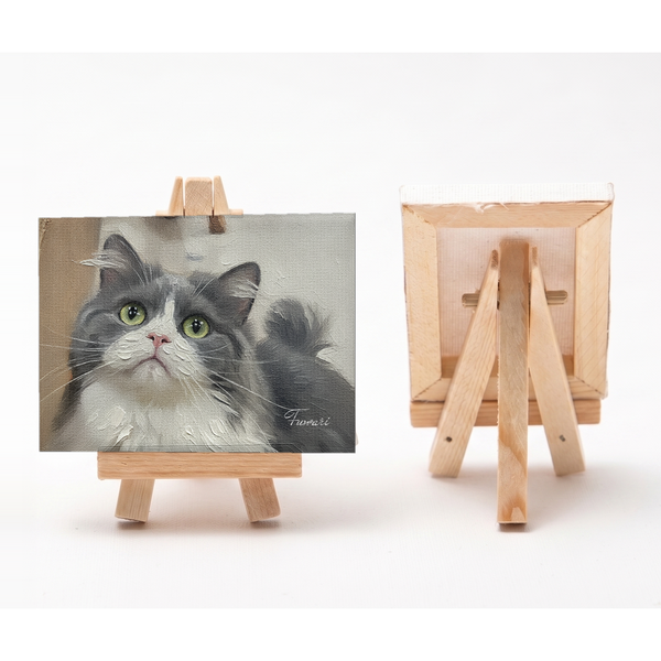 フワリ 小さな絵画風キャンバスボード