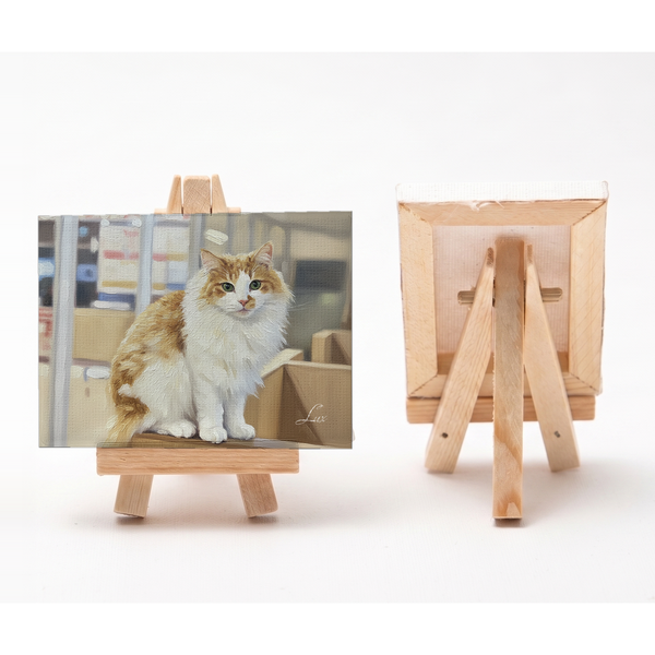ルクス 小さな絵画風キャンバスボード