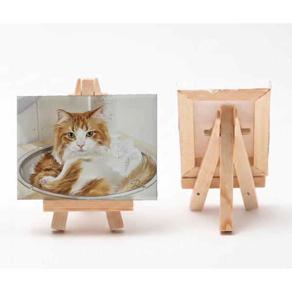 デュー 小さな絵画風キャンバスボード