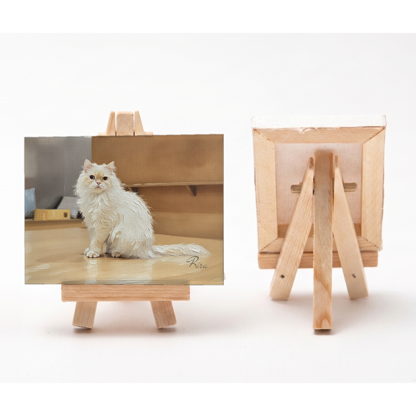 リラ 小さな絵画風キャンバスボード