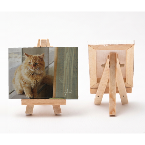 げんき 小さな絵画風キャンバスボード