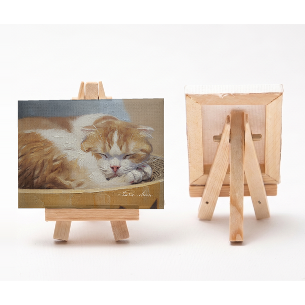 タラちゃん 小さな絵画風キャンバスボード