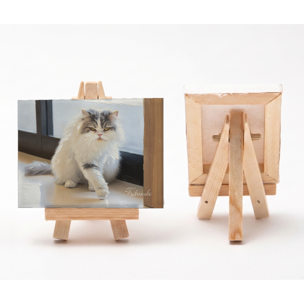 ふくすけ 小さな絵画風キャンバスボード