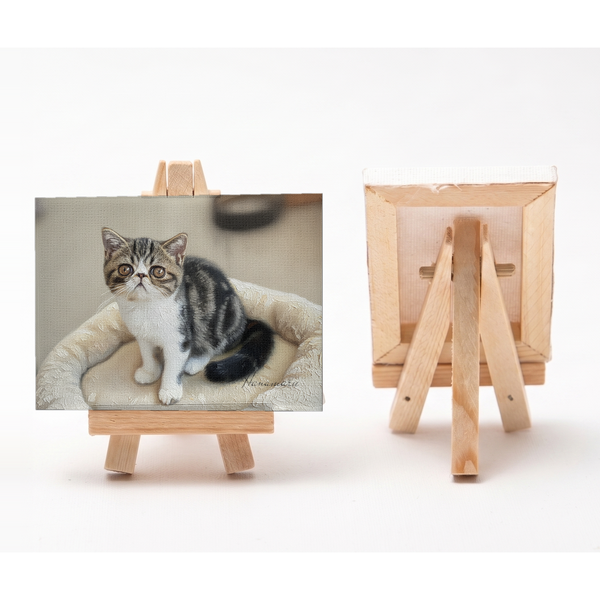 はなまる 小さな絵画風キャンバスボード