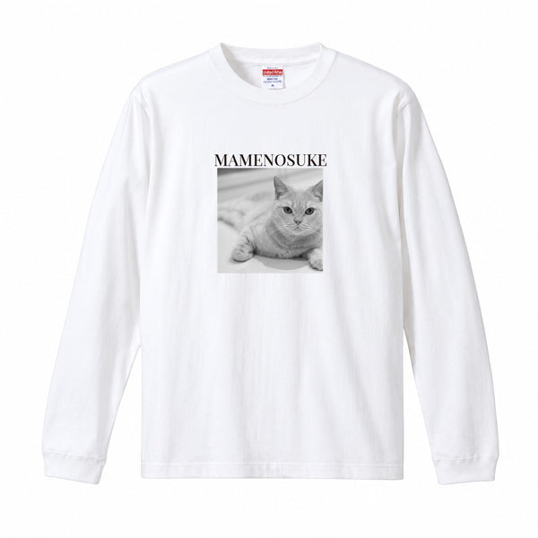 マメノスケ コットンロングTシャツ