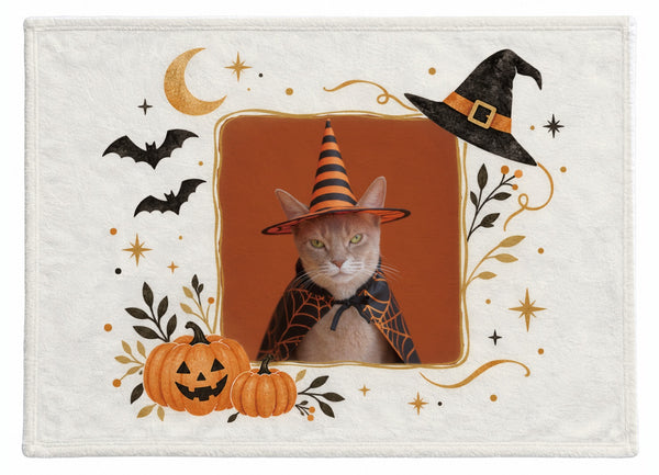 ラン ハロウィン限定ふわふわブランケット(M)