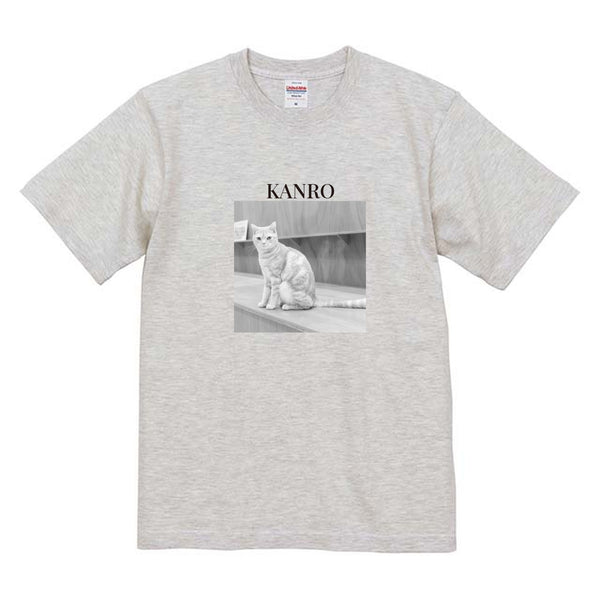 カンロ モノクロ写真コットンTシャツ