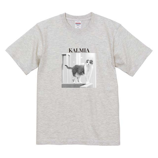カルミア モノクロ写真コットンTシャツ