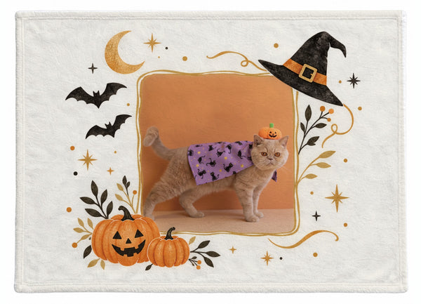 カシュー ハロウィン限定ふわふわブランケット(M)