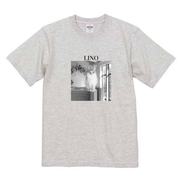リノ モノクロ写真コットンTシャツ