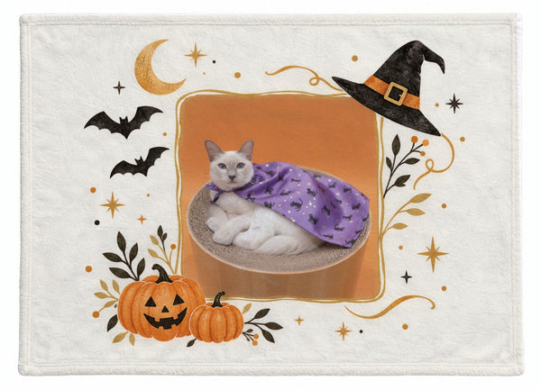 風 ハロウィン限定ふわふわブランケット(M)
