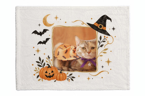 パッチ ハロウィン限定ふわふわブランケット(S)