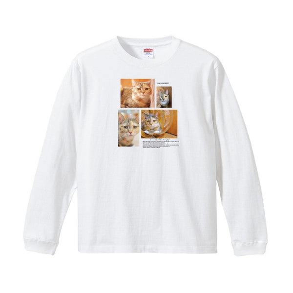 パッチ Album コットンロングTシャツ