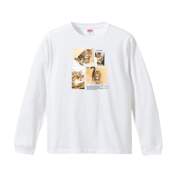 トラ Album コットンロングTシャツ