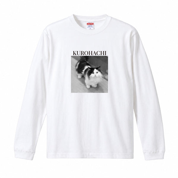 クロハチ コットンロングTシャツ