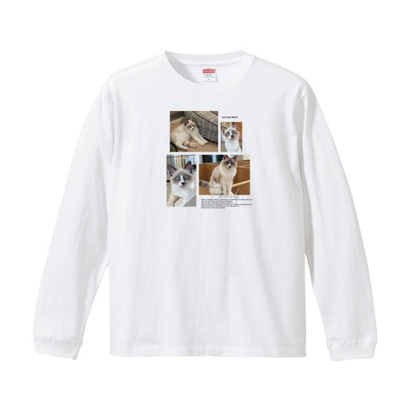 ムン Album コットンロングTシャツ
