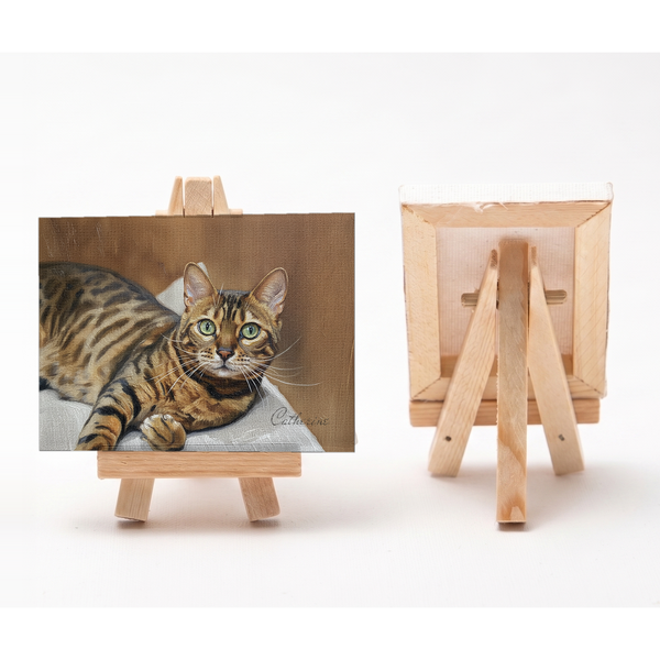 キャサリン 小さな絵画風キャンバスボード