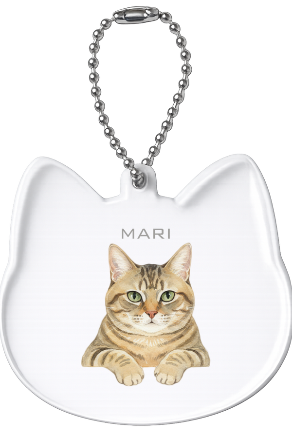 マリ 猫型アクリルホルダー