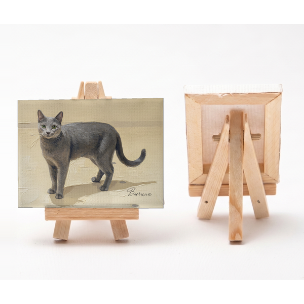 ブルーナ 小さな絵画風キャンバスボード